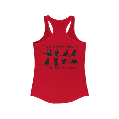 Cat Minions Women's Racerback Tank