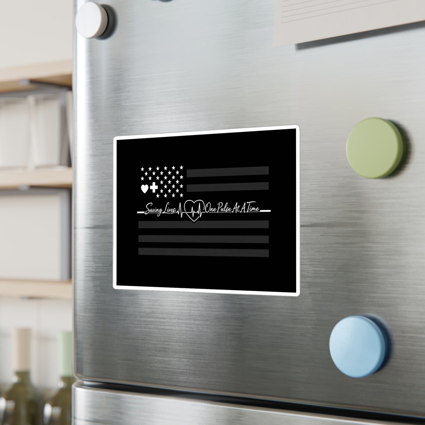 Thin White Line Vinyl Decal