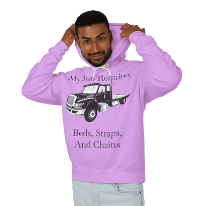 Beds, Straps, And Chains Unisex Lightweight Hoodie
