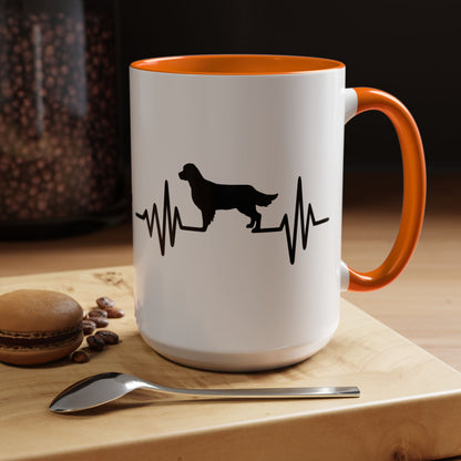 My Heart Beats For Goldens 2-Tone Coffee Mug