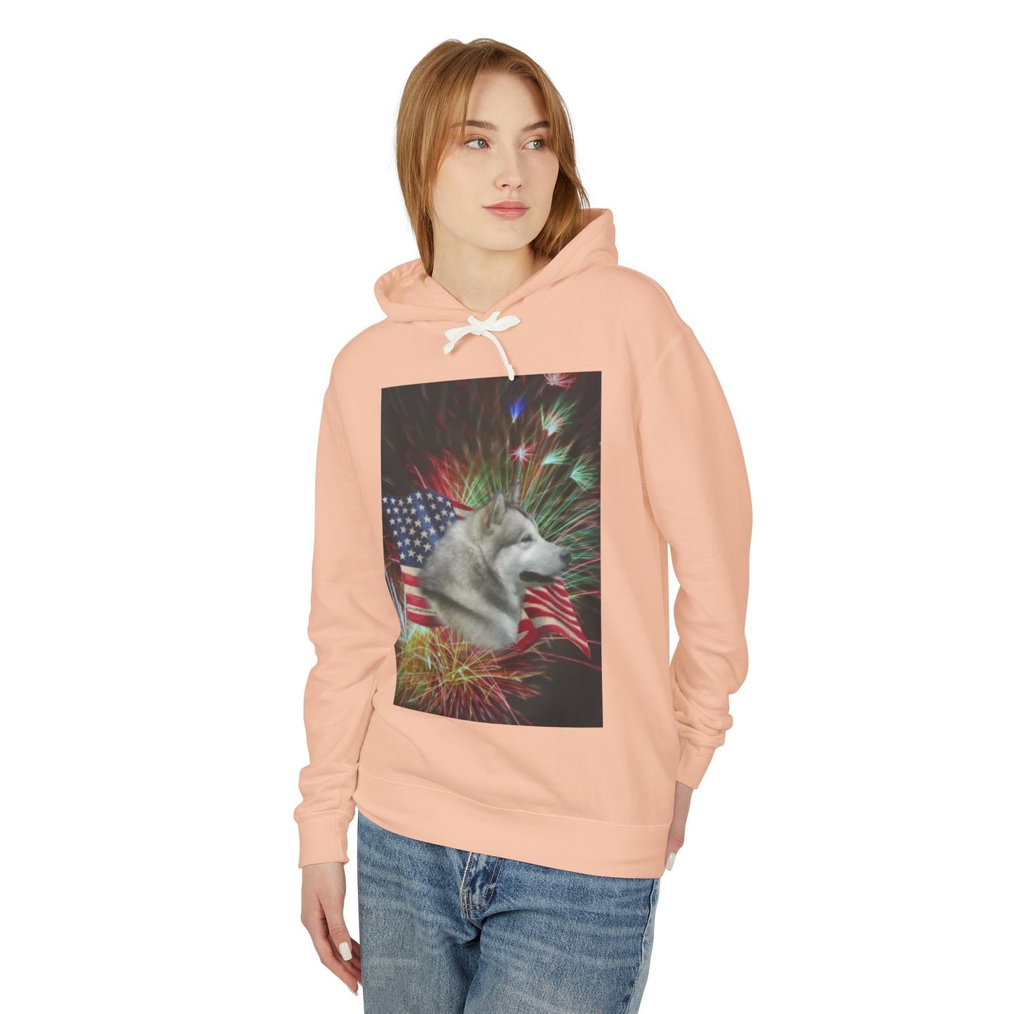 American Malamute Unisex Lightweight Hoodie