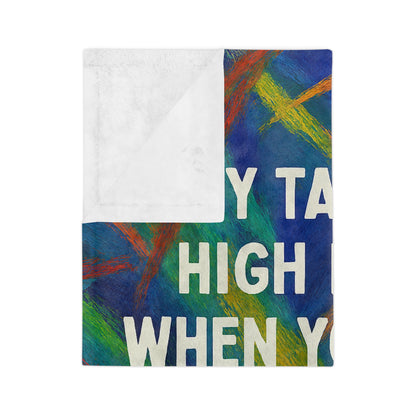 Psycho Path Velveteen Microfiber Blanket
