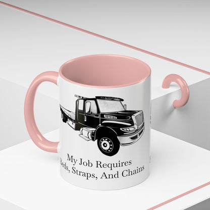 Beds, Straps, And Chains 2-Tone Coffee Mug