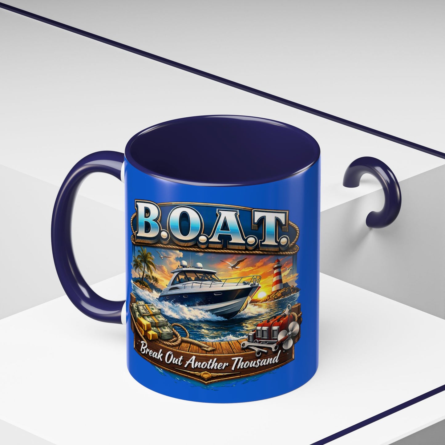 B.O.A.T. 2-Tone Coffee Mug