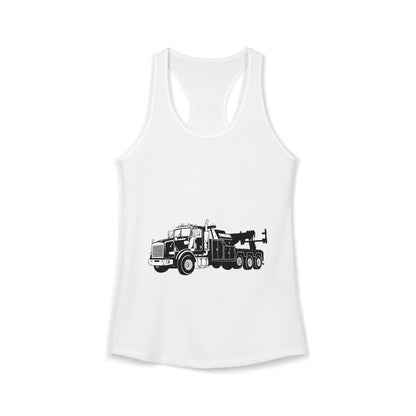 Heavy Tow Truck Women's Racerback Tank