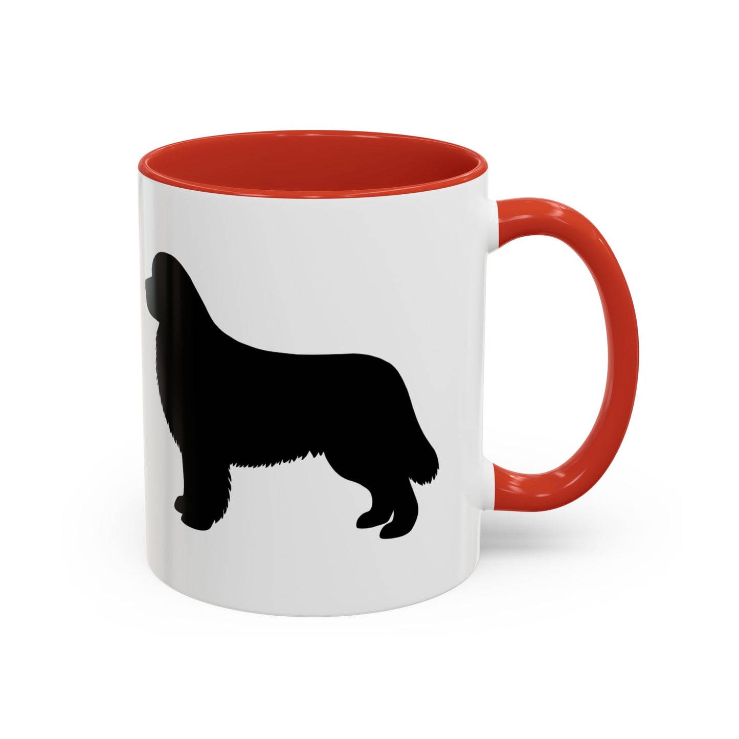 Newfie Silhouette 2-Tone Coffee Mug