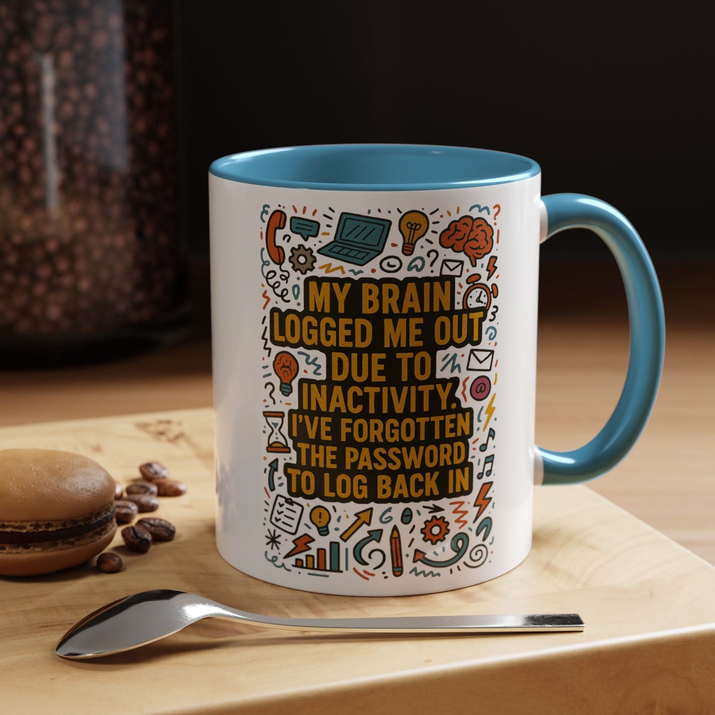 Logged Out 2-Tone Coffee Mug