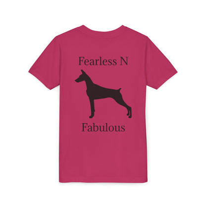 Fearless N Fabulous Youth Unisex Short Sleeve Crewneck Tee