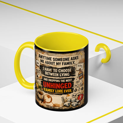 Unhinged Family 2-Tone Coffee Mug