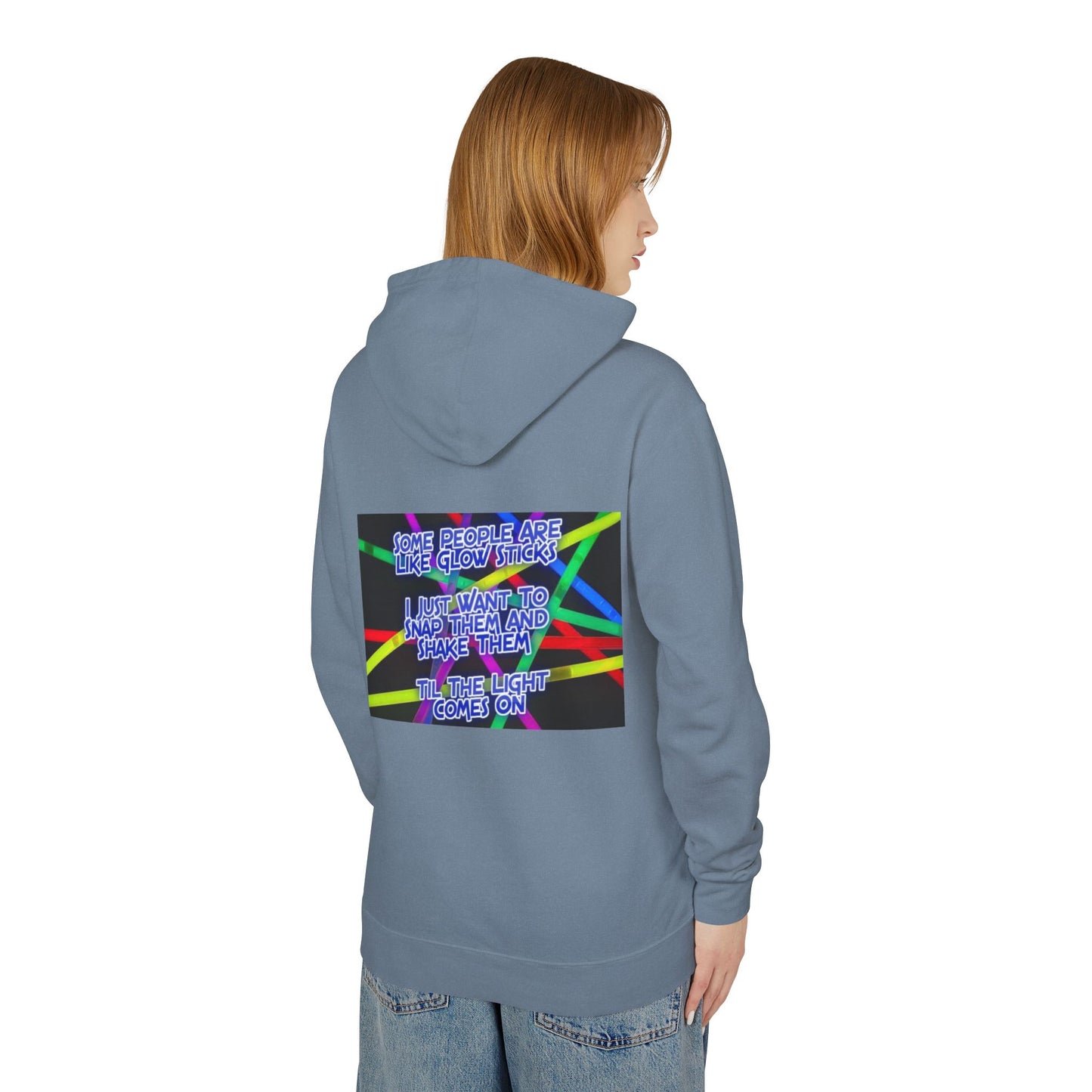 Glow Sticks Unisex Lightweight Hoodie