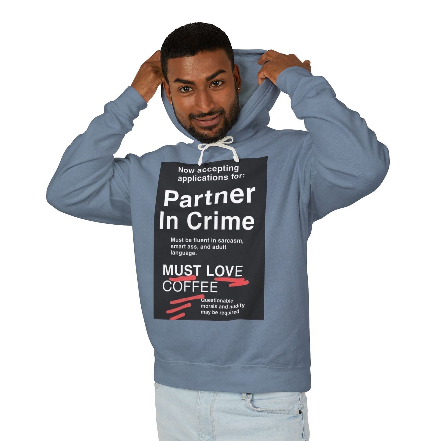 Partner In Crime Unisex Lightweight Hoodie