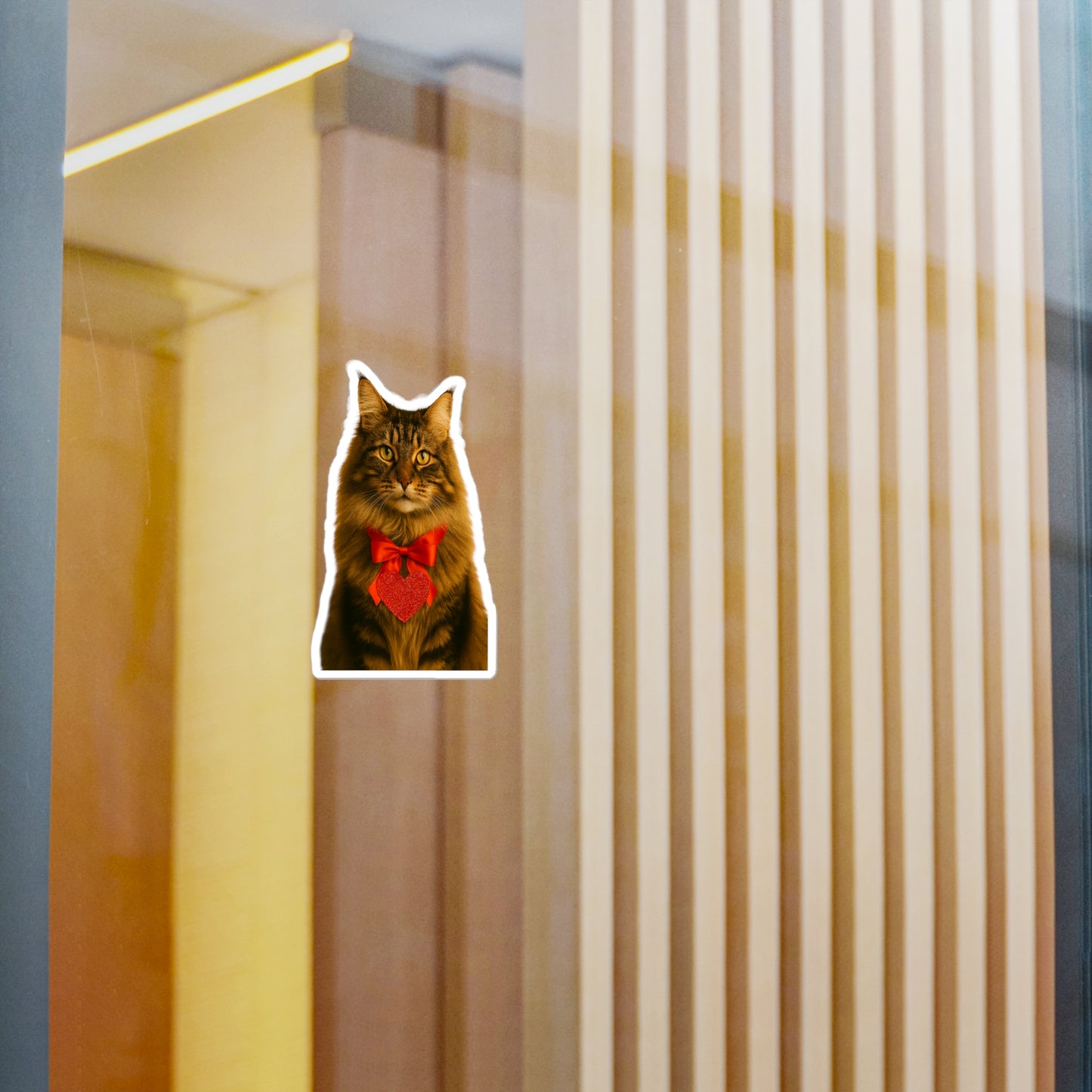 Cupid's Companion Cat Vinyl Decal