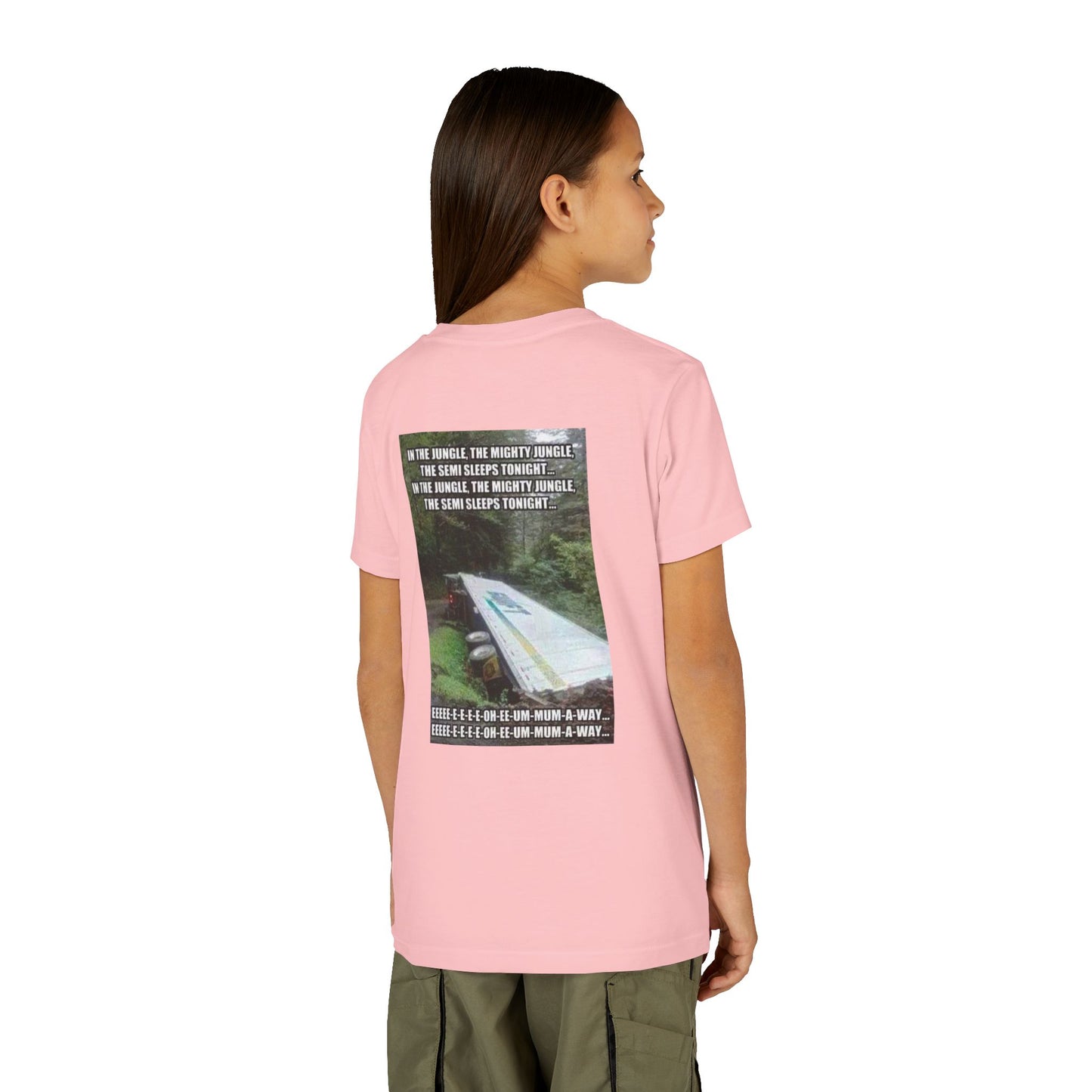 Semi Sleeps Youth Unisex Short Sleeve Crewneck Tee