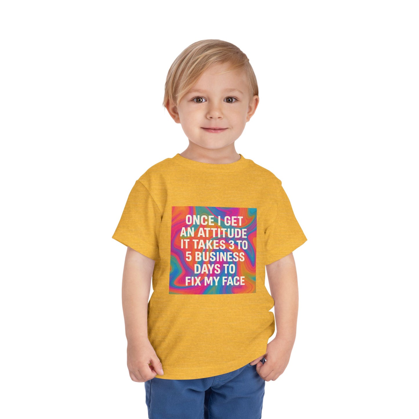 Fix My Face Toddler Unisex Short Sleeve Crewneck Tee
