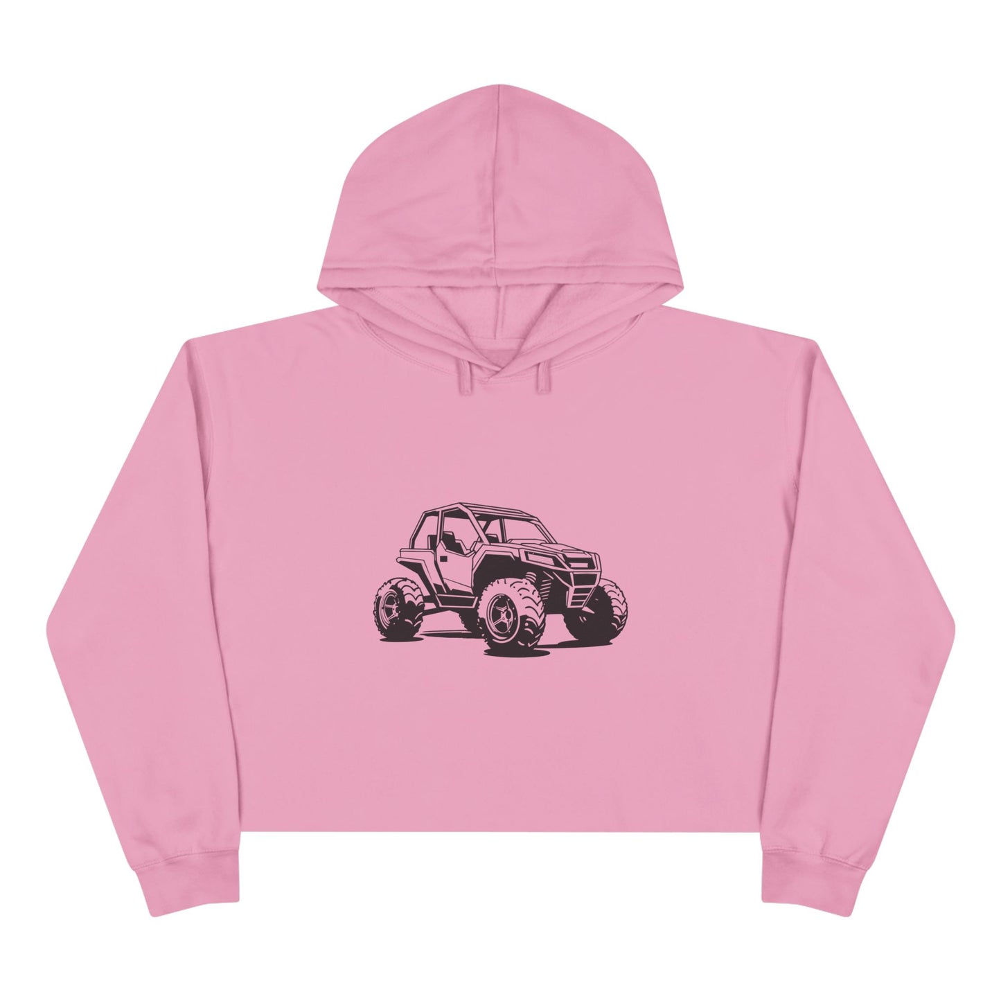 Off The Beaten Path Side By Side Women's Crop Hoodie
