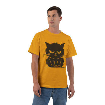 Angry Cat Men's Short-Sleeve Crewneck Tee