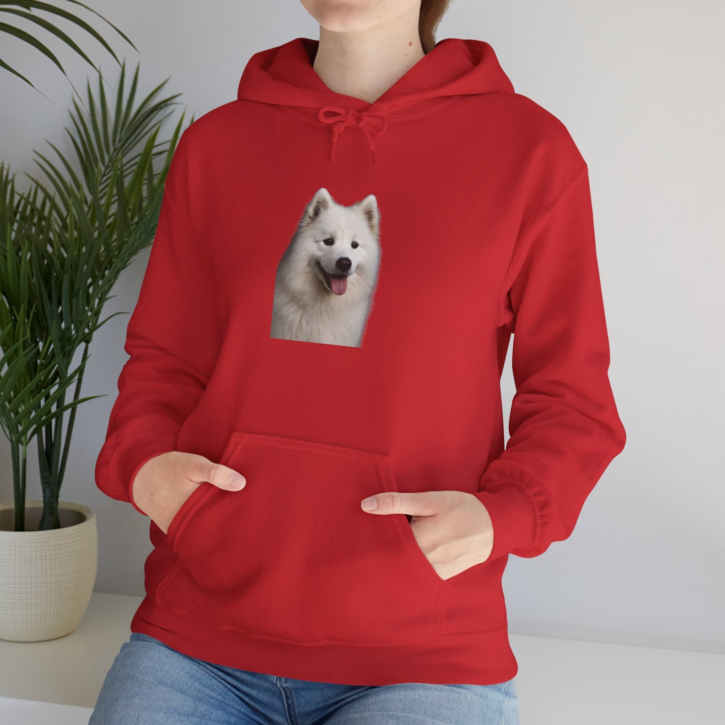 Samoyed Head Unisex Hoodie