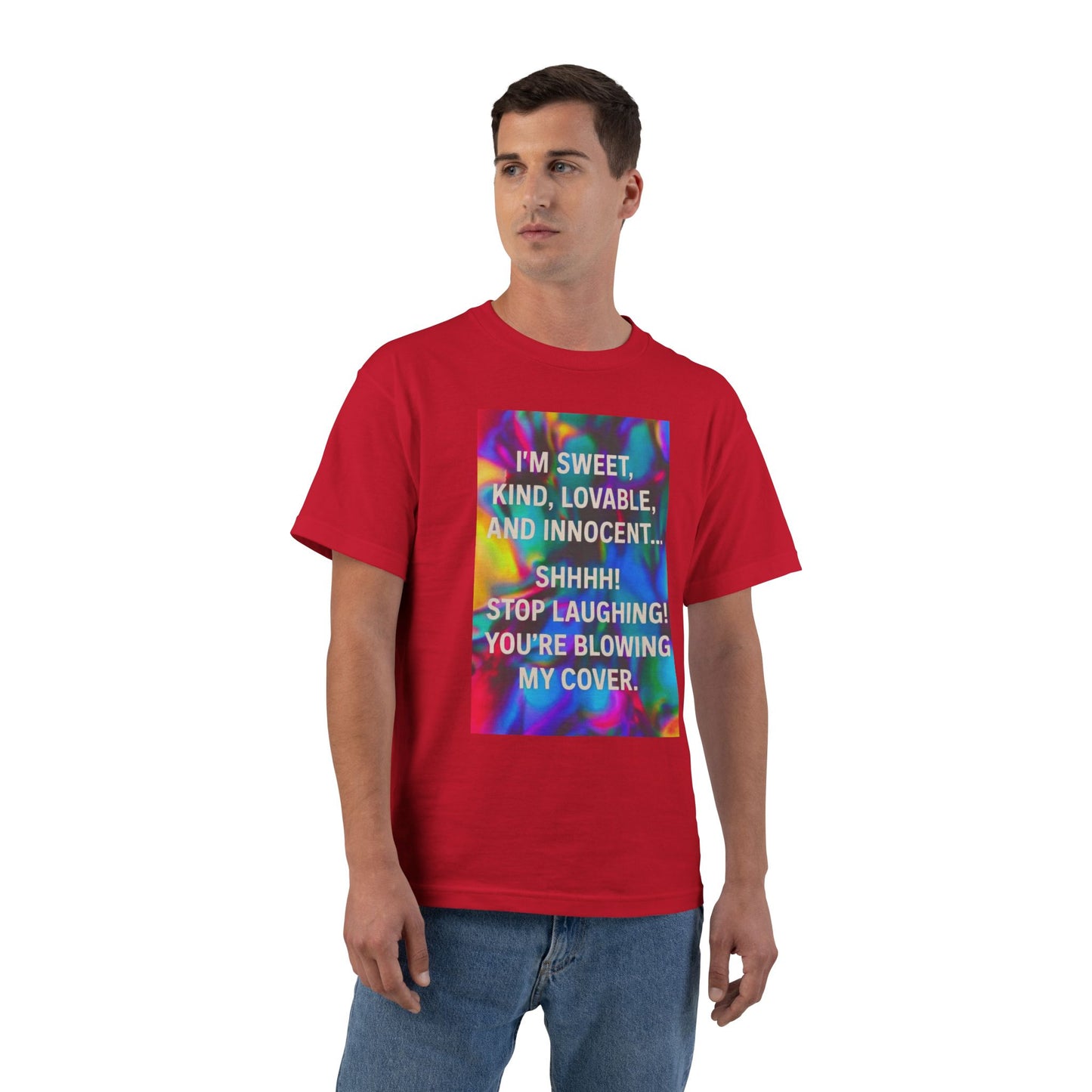 Blowing My Cover Men's Short-Sleeve Crewneck Tee