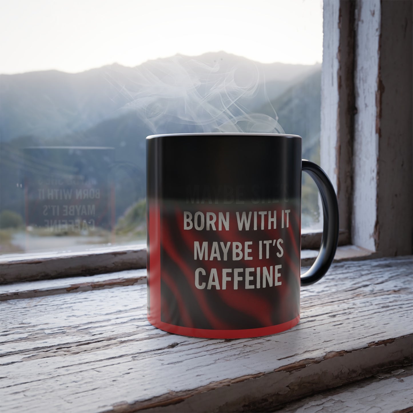 Born With It Color Changing Mug