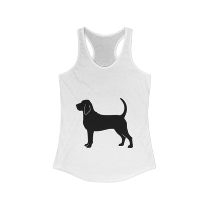 Bloodhound Silhouette Women's Racerback Tank