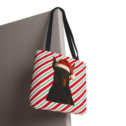 Santa Paws Doberman Tote Bag