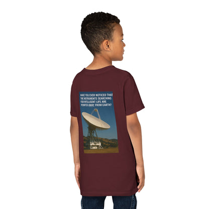 Intelligent Life Youth Unisex Short Sleeve Crewneck Tee
