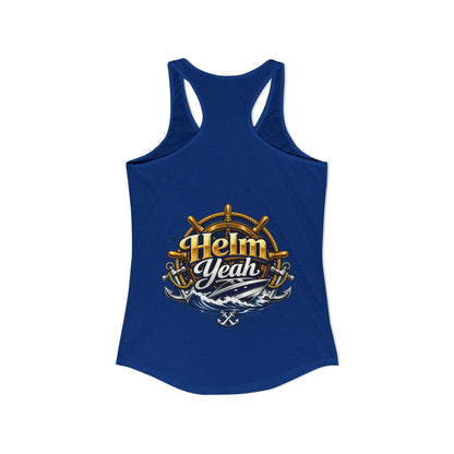 Helm Yeah Women's Racerback Tank