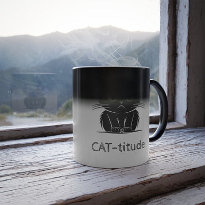 CAT-titude Color Changing Mug