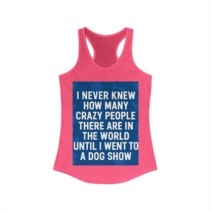 Never Knew Women's Racerback Tank
