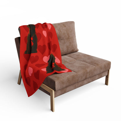 Cupid's Companion Newfie Arctic Fleece Blanket