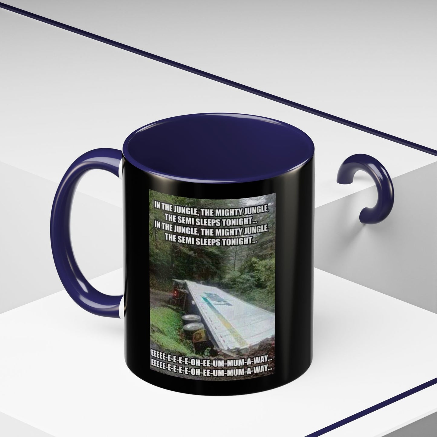 Semi Sleeps 2-Tone Coffee Mug