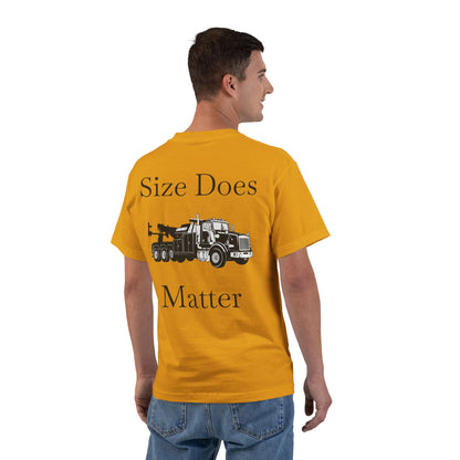 Size Does Matter Men's Short-Sleeve Crewneck Tee
