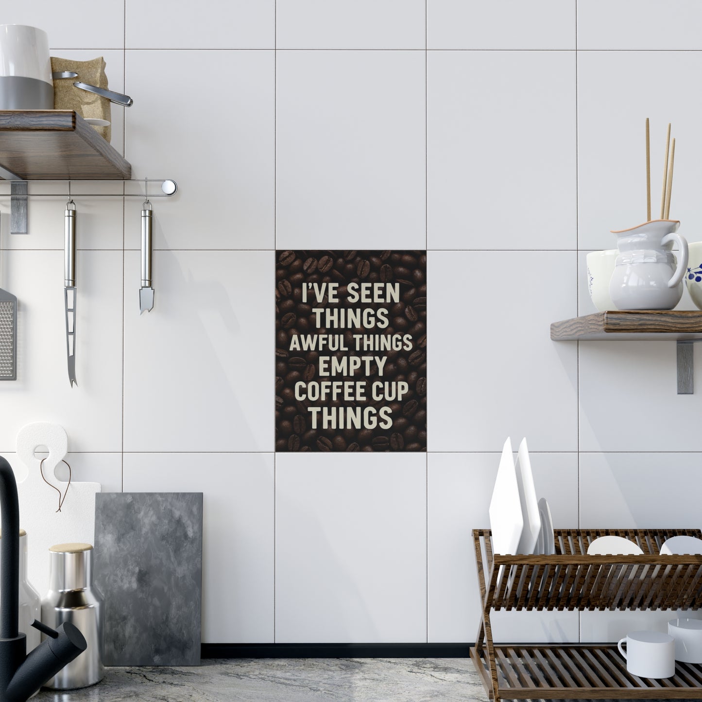 I've Seen Things Ceramic Photo Tile