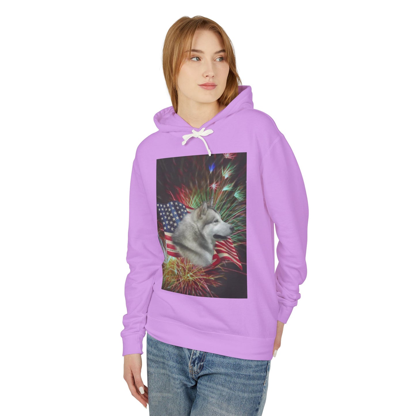 American Malamute Unisex Lightweight Hoodie