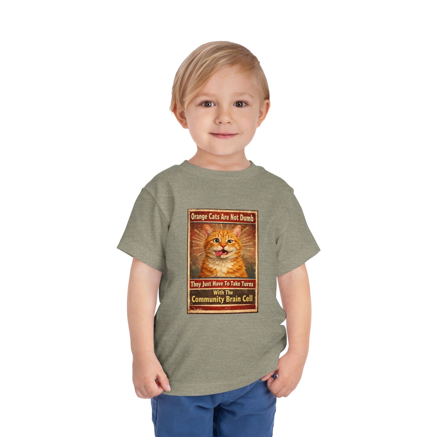 Community Brain Cell Toddler Unisex Short Sleeve Crewneck Tee