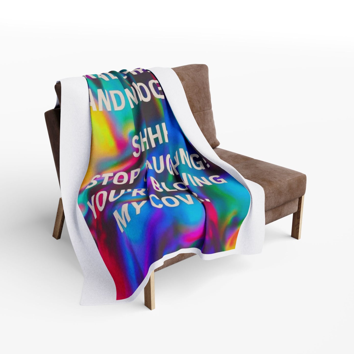 Blowing My Cover Arctic Fleece Blanket