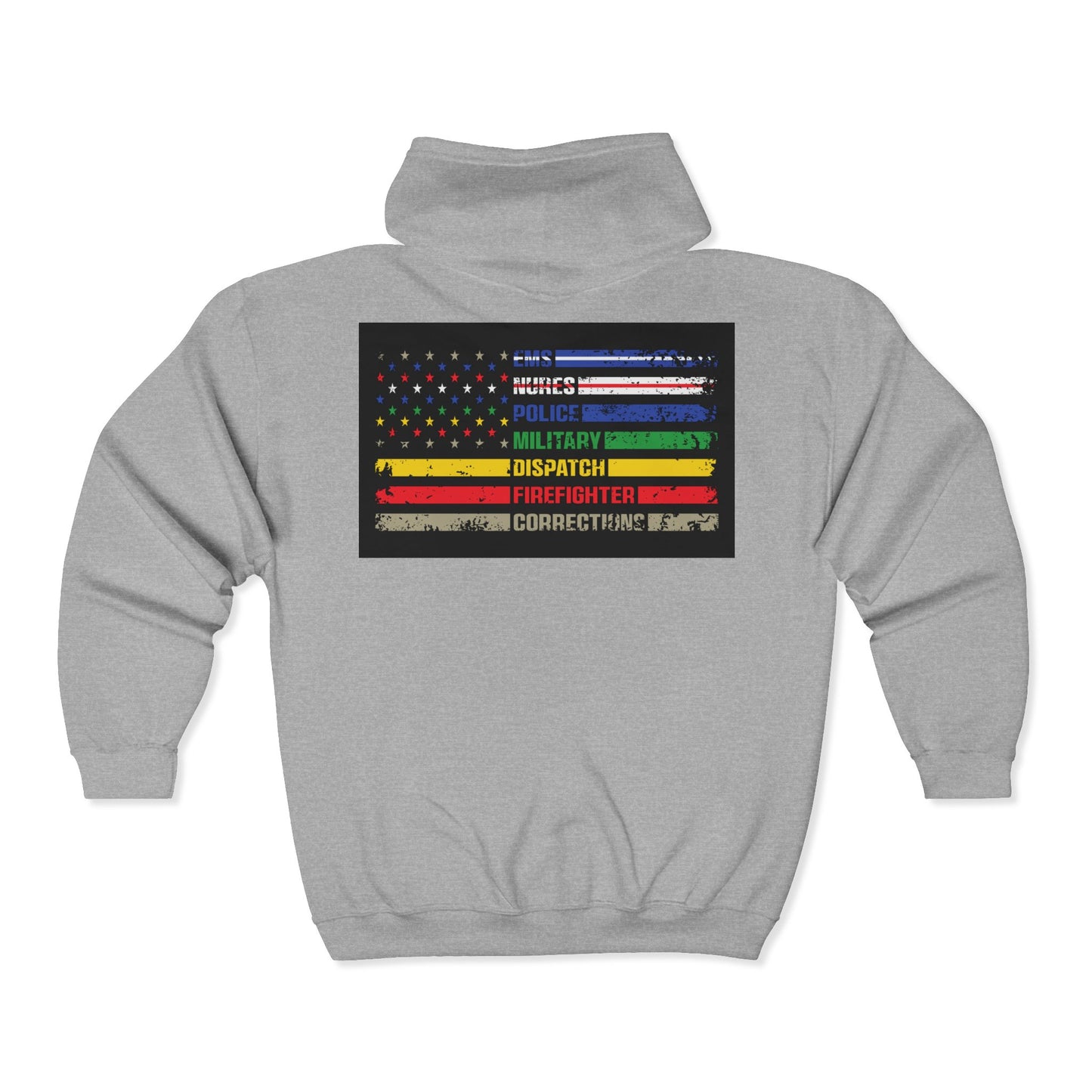 First Responder Unisex Full Zip Hoodie