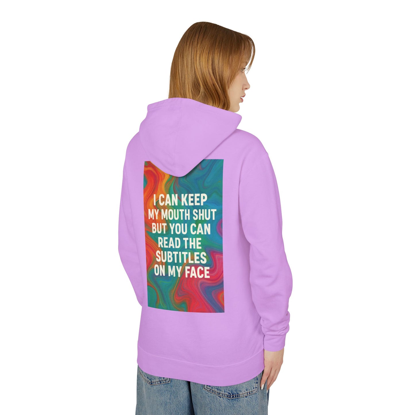 Subtitles Unisex Lightweight Hoodie