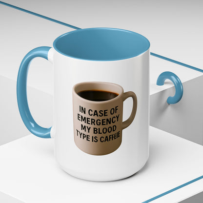 Blood Type 2-Tone Coffee Mug