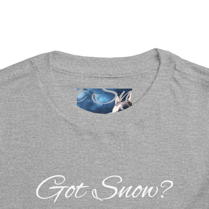 Got Snow? Toddler Unisex Short Sleeve Crewneck Tee