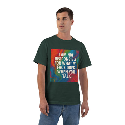 When You Talk Men's Short-Sleeve Crewneck Tee