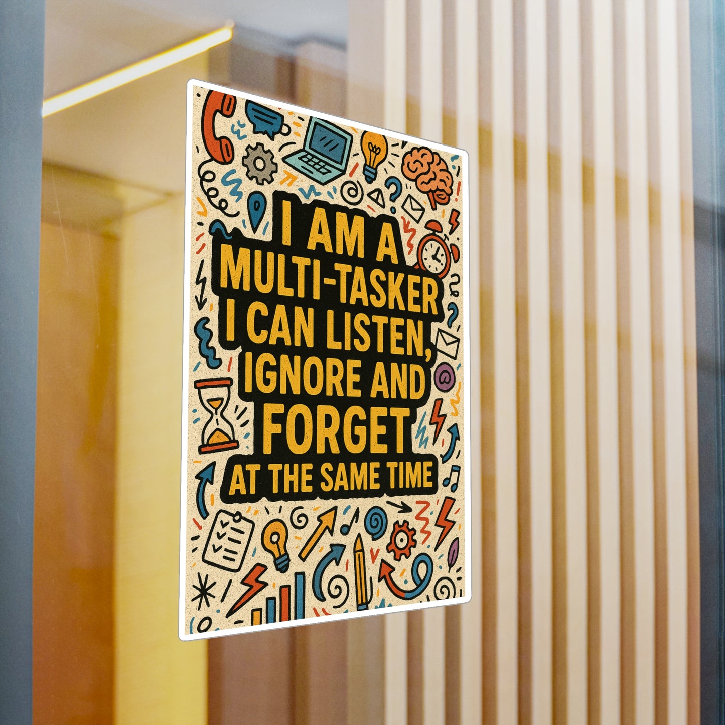 Multi-Tasker Vinyl Decal