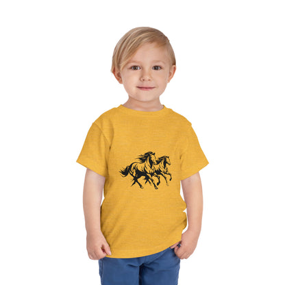 Horsin' Around Toddler Unisex Short Sleeve Crewneck Tee