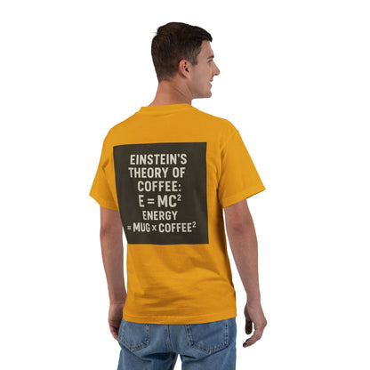 Einstein's Theory Of Coffee Men's Short-Sleeve Crewneck Tee