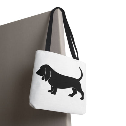 Basset Silhouette Tote Bag