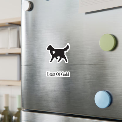 Heart Of Gold Vinyl Decal