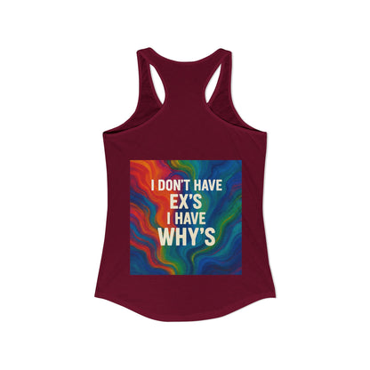 X's And Y's Women's Racerback Tank
