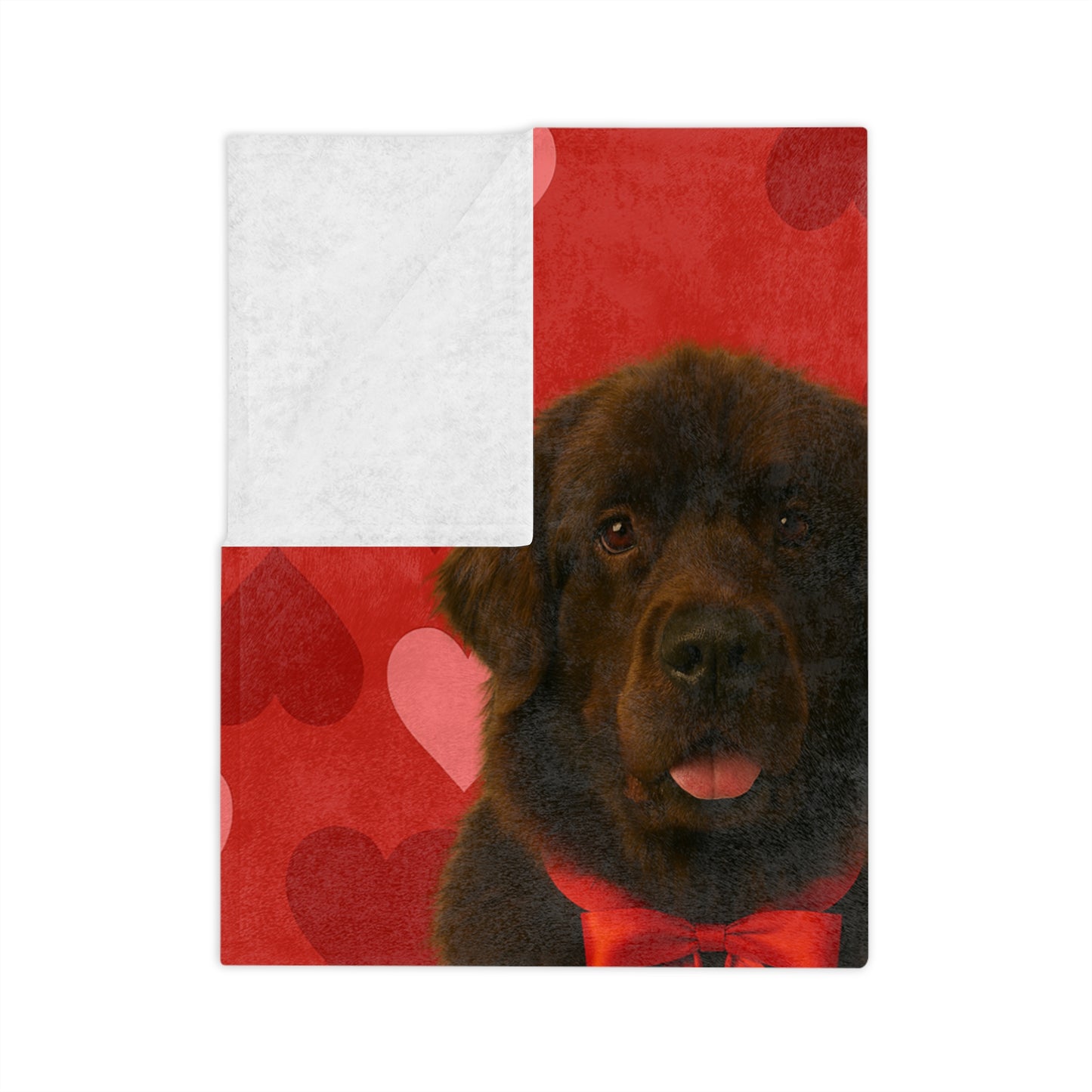 Cupid's Companion Newfie Velveteen Microfiber Blanket