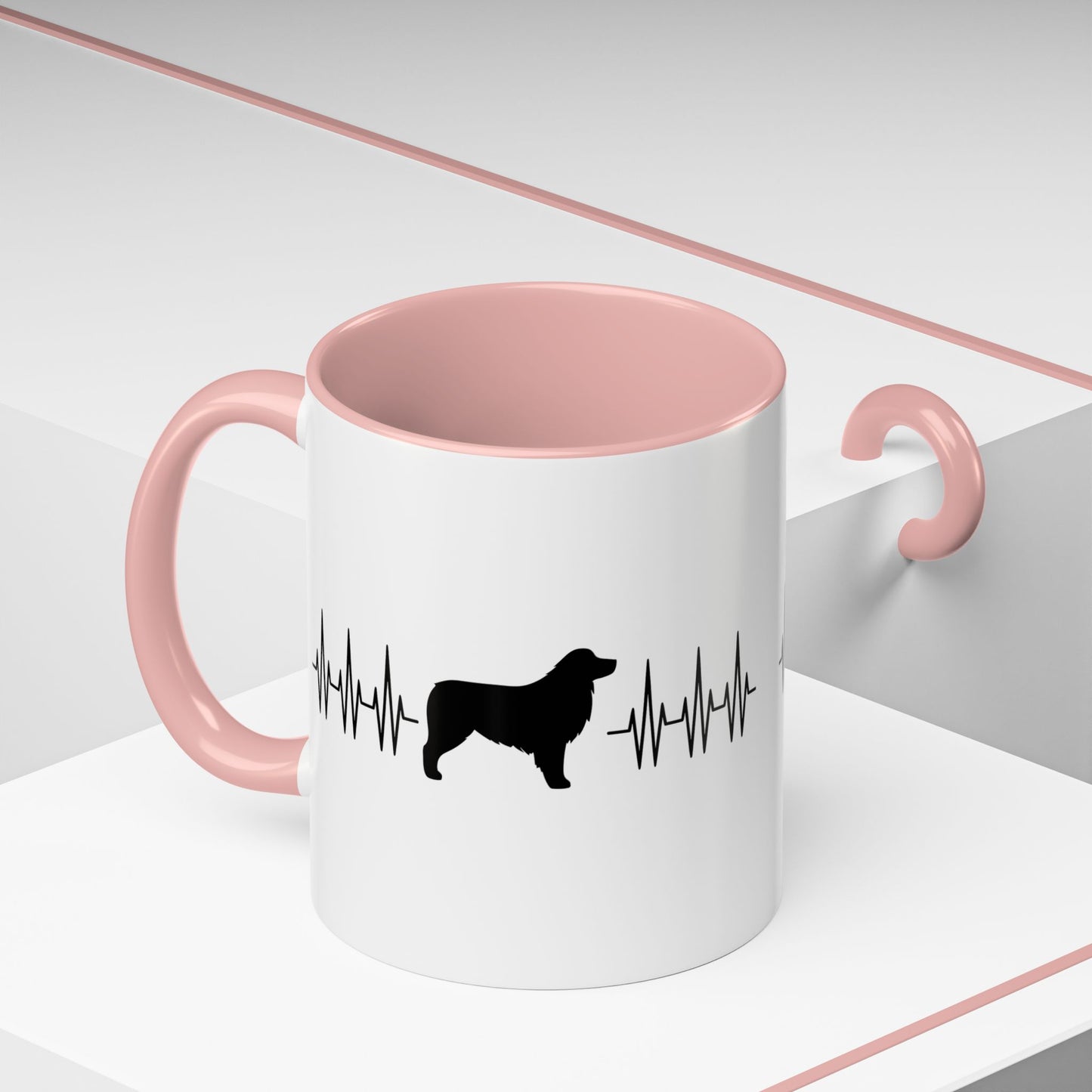 My Heart Beats For Aussies 2-Tone Coffee Mug
