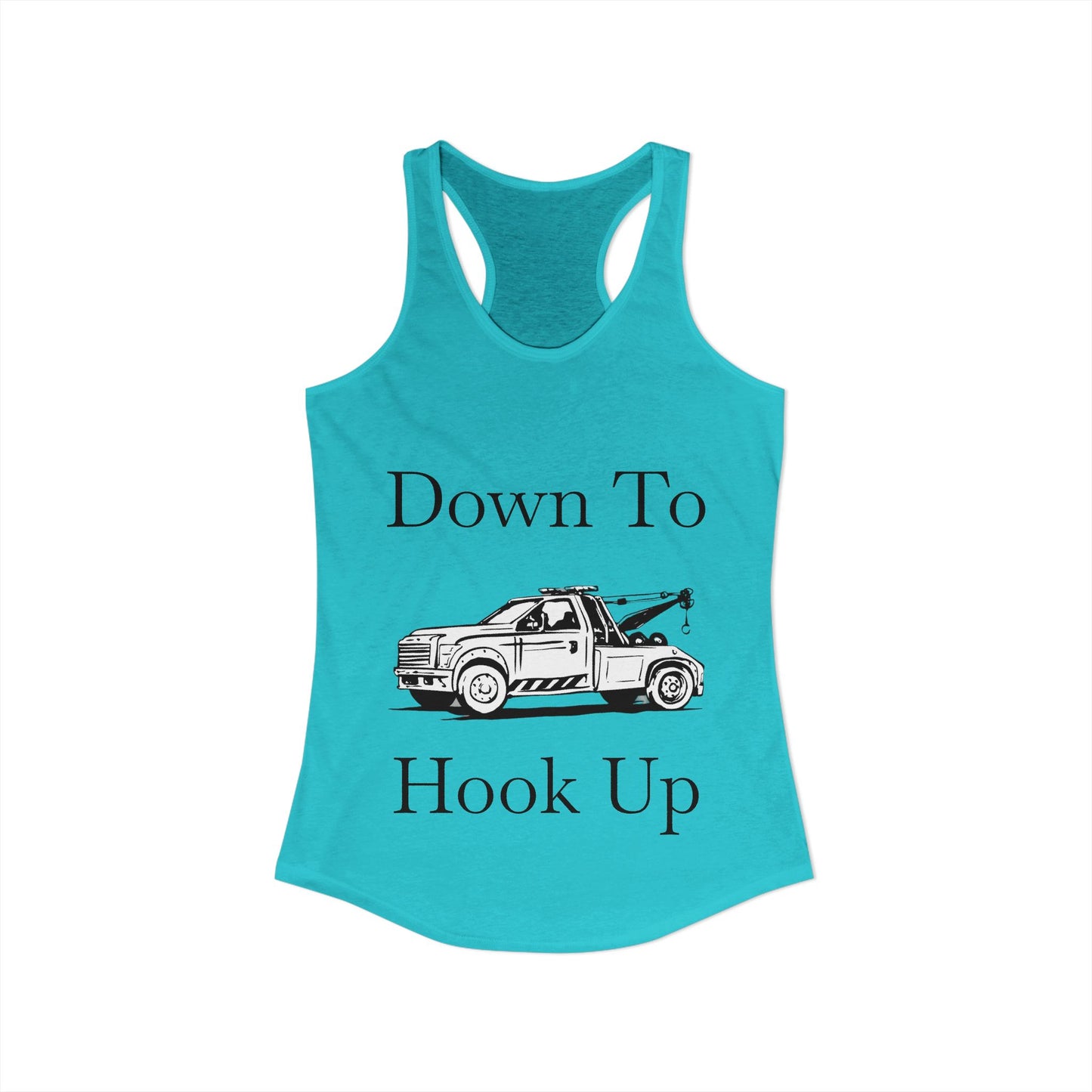 Down To Hook Up Women's Racerback Tank